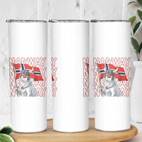 Norwegian Forest Cat Norway Flag Norge Pride Skinny Tumbler