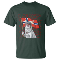 Norwegian Forest Cat Norway Flag Norge Pride T Shirt