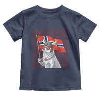 Norwegian Forest Cat Norway Flag Norge Pride Toddler T Shirt