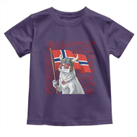 Norwegian Forest Cat Norway Flag Norge Pride Toddler T Shirt