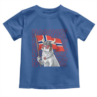 Norwegian Forest Cat Norway Flag Norge Pride Toddler T Shirt