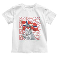 Norwegian Forest Cat Norway Flag Norge Pride Toddler T Shirt