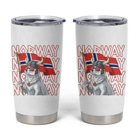 Norwegian Forest Cat Norway Flag Norge Pride Tumbler Cup