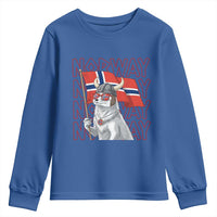 Norwegian Forest Cat Norway Flag Norge Pride Youth Sweatshirt