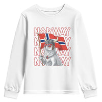 Norwegian Forest Cat Norway Flag Norge Pride Youth Sweatshirt