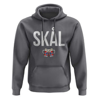 Skål Cheers in Norwegian Norway Hoodie Funny Drinking Beer Norwegian Scandinavian