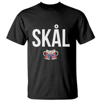Skål Cheers in Norwegian Norway T Shirt Funny Drinking Beer Norwegian Scandinavian