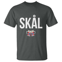 Skål Cheers in Norwegian Norway T Shirt Funny Drinking Beer Norwegian Scandinavian