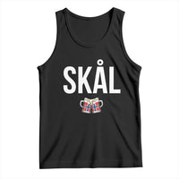 Skål Cheers in Norwegian Norway Tank Top Funny Drinking Beer Norwegian Scandinavian