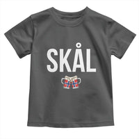 Skål Cheers in Norwegian Norway Toddler T Shirt Funny Drinking Beer Norwegian Scandinavian