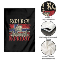 Ro Ro Norwegian Viking Ship Norway Flag Garden Flag