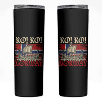 Ro Ro Norwegian Viking Ship Norway Flag Skinny Tumbler