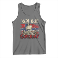 Ro Ro Norwegian Viking Ship Norway Flag Tank Top