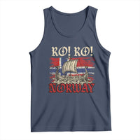Ro Ro Norwegian Viking Ship Norway Flag Tank Top