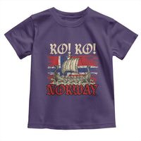 Ro Ro Norwegian Viking Ship Norway Flag Toddler T Shirt