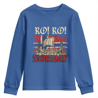 Ro Ro Norwegian Viking Ship Norway Flag Youth Sweatshirt
