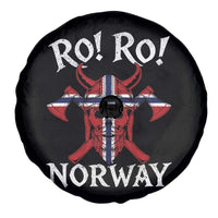 Ro Ro Norwegian Viking Blood Skull Norway Flag Pride Spare Tire Cover