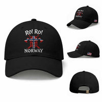 Ro Ro Norwegian Viking Blood Skull Norway Flag Pride Baseball Cap