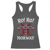 Ro Ro Norwegian Viking Blood Skull Norway Flag Pride Racerback Tank Top