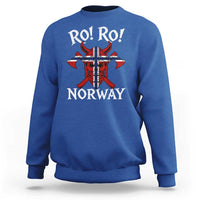 Ro Ro Norwegian Viking Blood Skull Norway Flag Pride Sweatshirt
