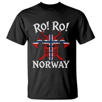 Ro Ro Norwegian Viking Blood Skull Norway Flag Pride T Shirt