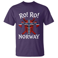 Ro Ro Norwegian Viking Blood Skull Norway Flag Pride T Shirt