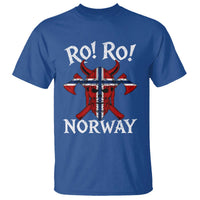 Ro Ro Norwegian Viking Blood Skull Norway Flag Pride T Shirt