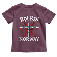 Ro Ro Norwegian Viking Blood Skull Norway Flag Pride Toddler T Shirt
