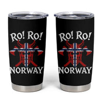 Ro Ro Norwegian Viking Blood Skull Norway Flag Pride Tumbler Cup
