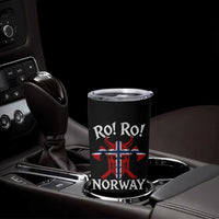 Ro Ro Norwegian Viking Blood Skull Norway Flag Pride Tumbler Cup