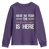 Have No Fear The Norwegian is Here Youth Sweatshirt Funny Norway Herriatge Gift