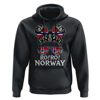 Ro Ro Norwegian Viking Ship Messy Bun Girl Hoodie