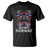 Ro Ro Norwegian Viking Ship Messy Bun Girl T Shirt