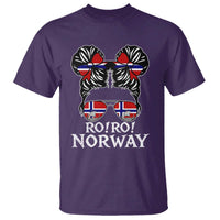 Ro Ro Norwegian Viking Ship Messy Bun Girl T Shirt