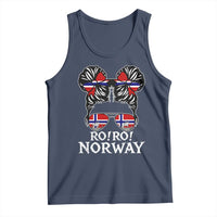 Ro Ro Norwegian Viking Ship Messy Bun Girl Tank Top