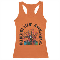 Native American Orange Unity Day Racerback Tank Top Together We Stand In Remembrance - Wonder Print Shop