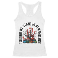 Native American Orange Unity Day Racerback Tank Top Together We Stand In Remembrance - Wonder Print Shop