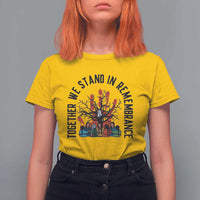 Native American Orange Unity Day T Shirt For Women Together We Stand In Remembrance - Wonder Print Shop