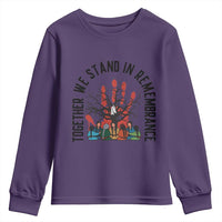 Native American Orange Unity Day Youth Sweatshirt Together We Stand In Remembrance - Wonder Print Shop
