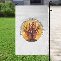 MMIW Red Hand Indigenous Native American Garden Flag Together We Stand In Remembrance - Wonder Print Shop