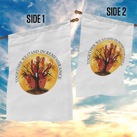 MMIW Red Hand Indigenous Native American Garden Flag Together We Stand In Remembrance - Wonder Print Shop