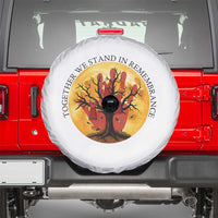 MMIW Red Hand Indigenous Native American Spare Tire Cover Together We Stand In Remembrance - Wonder Print Shop
