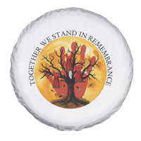 MMIW Red Hand Indigenous Native American Spare Tire Cover Together We Stand In Remembrance - Wonder Print Shop
