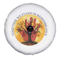 MMIW Red Hand Indigenous Native American Spare Tire Cover Together We Stand In Remembrance - Wonder Print Shop