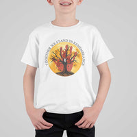 MMIW Red Hand Indigenous Native American T Shirt For Kid Together We Stand In Remembrance - Wonder Print Shop