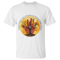 MMIW Red Hand Indigenous Native American T Shirt Together We Stand In Remembrance - Wonder Print Shop