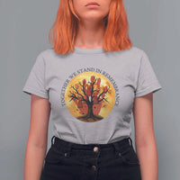 MMIW Red Hand Indigenous Native American T Shirt For Women Together We Stand In Remembrance - Wonder Print Shop