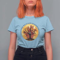 MMIW Red Hand Indigenous Native American T Shirt For Women Together We Stand In Remembrance - Wonder Print Shop