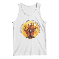 MMIW Red Hand Indigenous Native American Tank Top Together We Stand In Remembrance - Wonder Print Shop