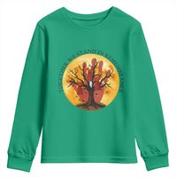 MMIW Red Hand Indigenous Native American Youth Sweatshirt Together We Stand In Remembrance - Wonder Print Shop